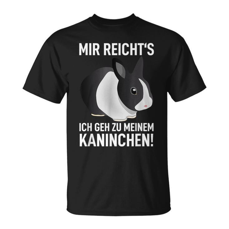 Rabbit Mir Reicht's Ich Geh Zu Meinem Rabbit T-Shirt