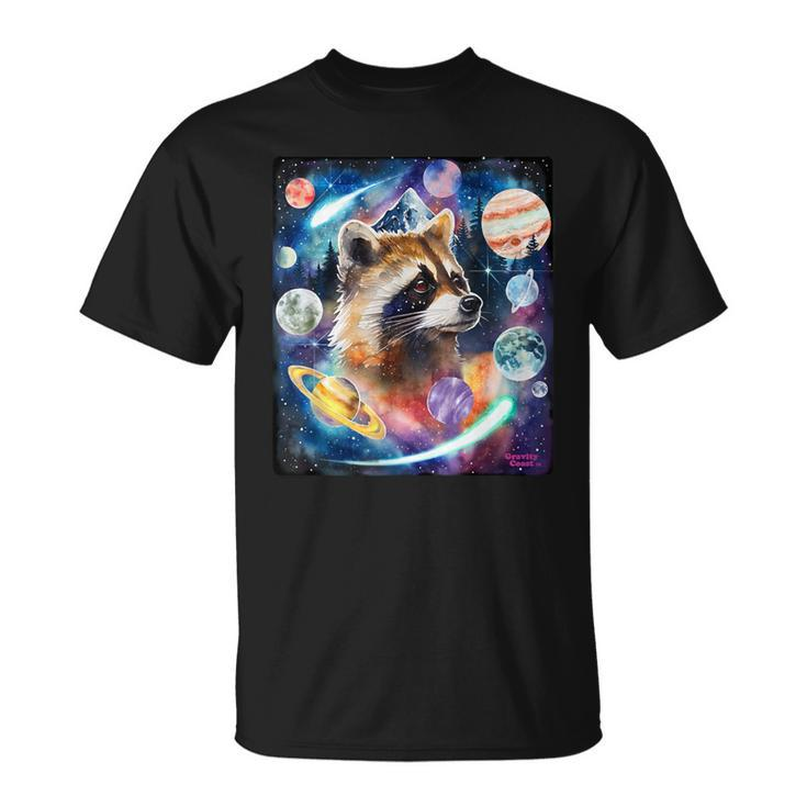 Raccoon Of The Cosmos Weird Random With Raccoons T-Shirt