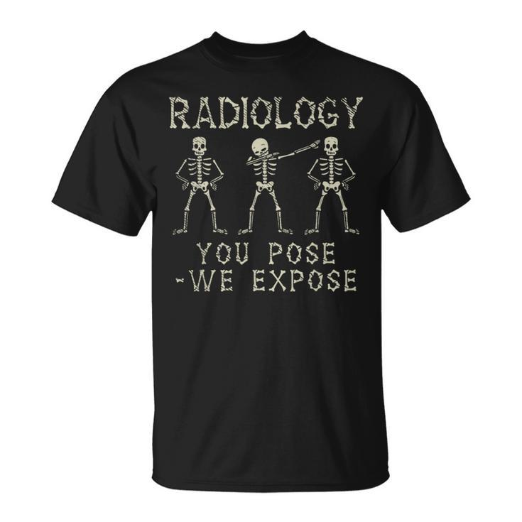 Radiologist Dabbing Skeleton X-Ray Radiology T-Shirt