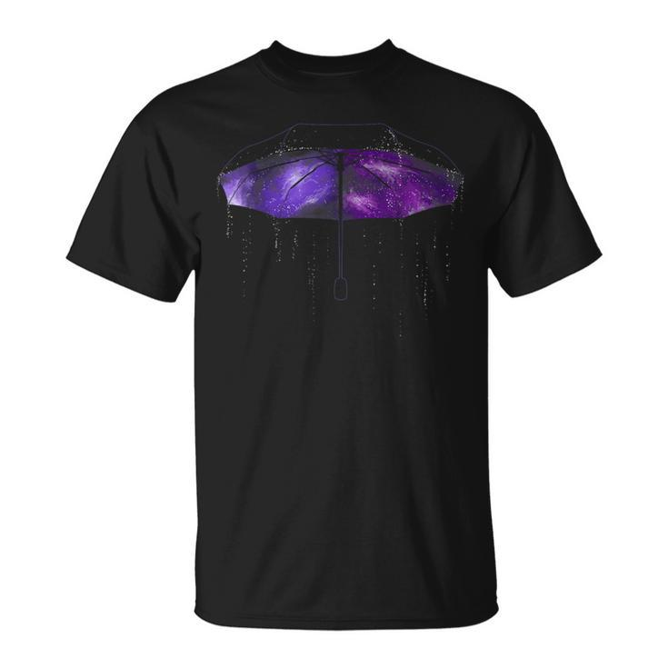 Rain Purple Umbrella Violet Favorite Color T-Shirt
