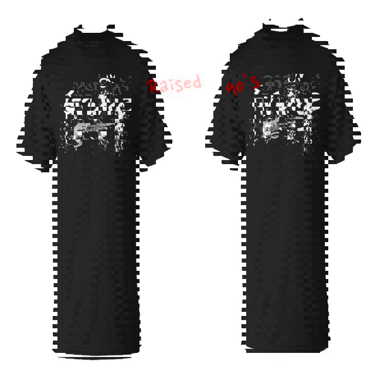 Raised On 90'S Grunge Rock Music Lover T-Shirt - Seseable