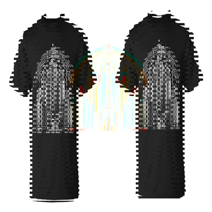 Rascacielos Vintage Camiseta Camiseta unisex