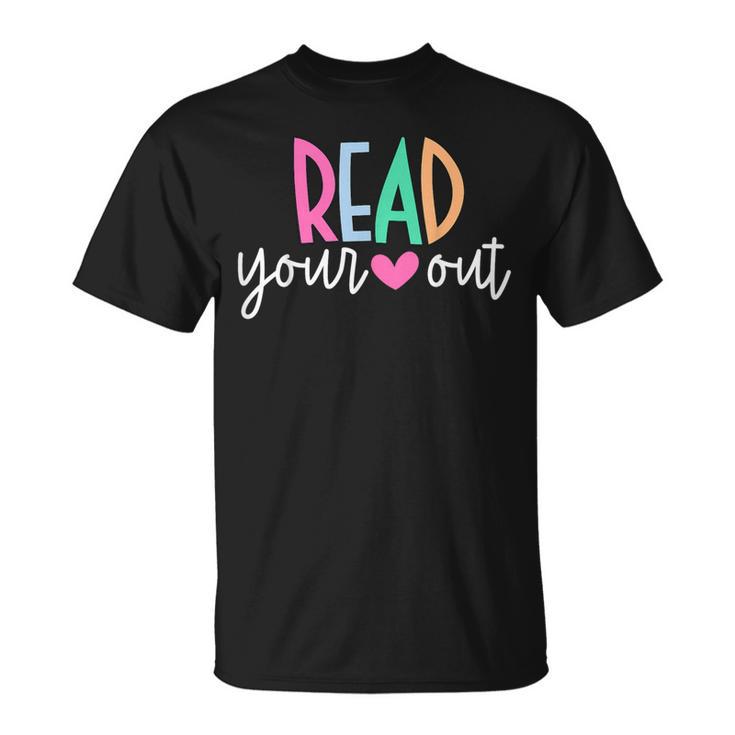 Read Your Heart Read Reading Librarian Book Across America T-Shirt