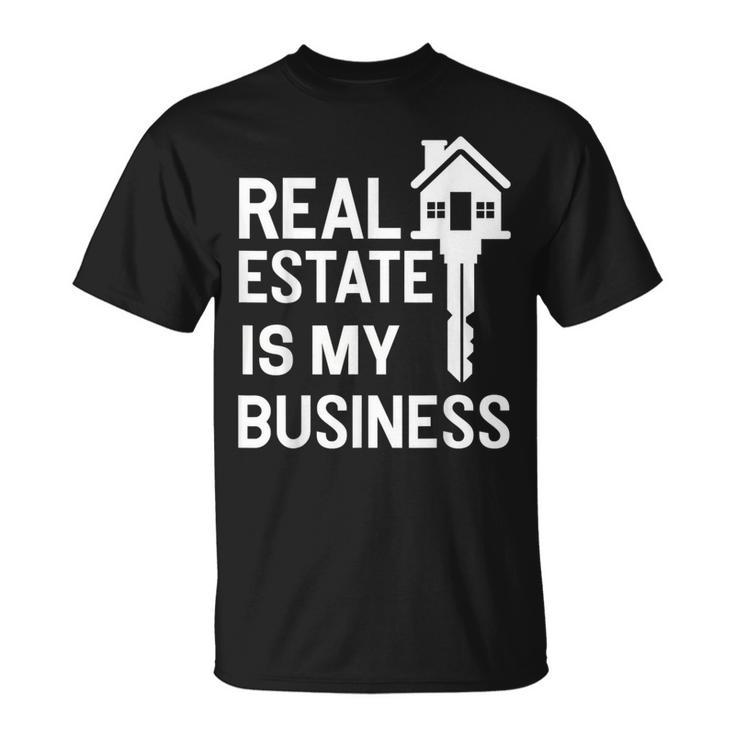 Real Estate Agent Realtor Female Realestate Broker T-Shirt