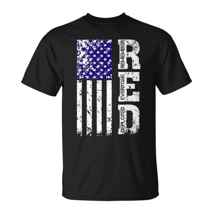 RED Remember Everyone Deployed Red Friday T-Shirt