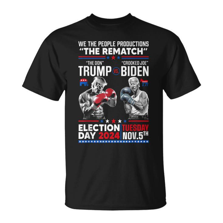 The Rematch The Don And Crooked Joe Biden Pro Trump 2024 T-Shirt