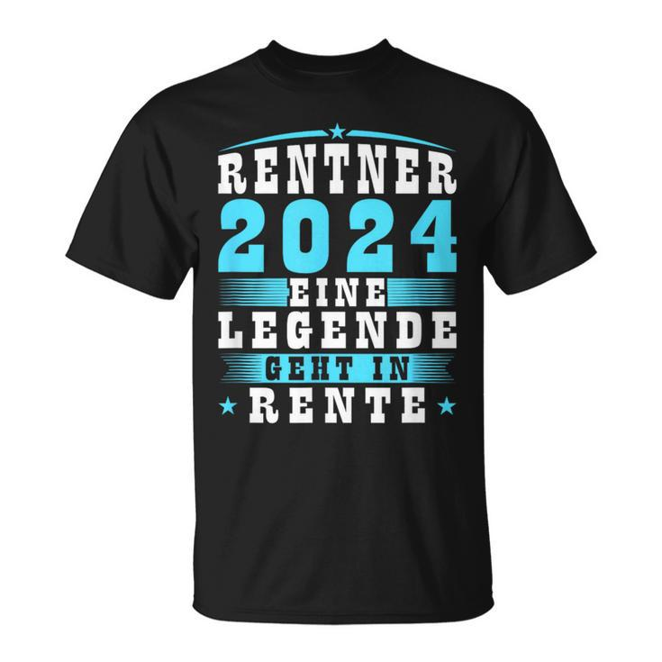 Rentner 2024 Eine Legende Geht In Rente German T-Shirt