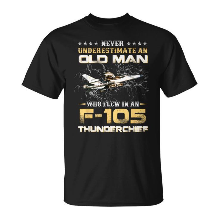 Republic F-105 Thunderchief F105 Jet F-105D F 105 Thud Pilot T-Shirt