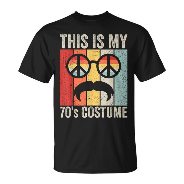 Retro This Is My 70S Costume 70 Styles 1970S Vintage Hippie T-Shirt