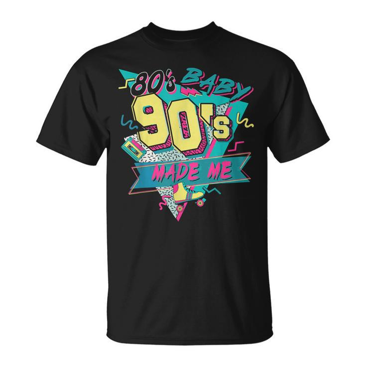 Retro 80S Baby 90S Made Me Vintage 90'S 1990S 1980S T-Shirt