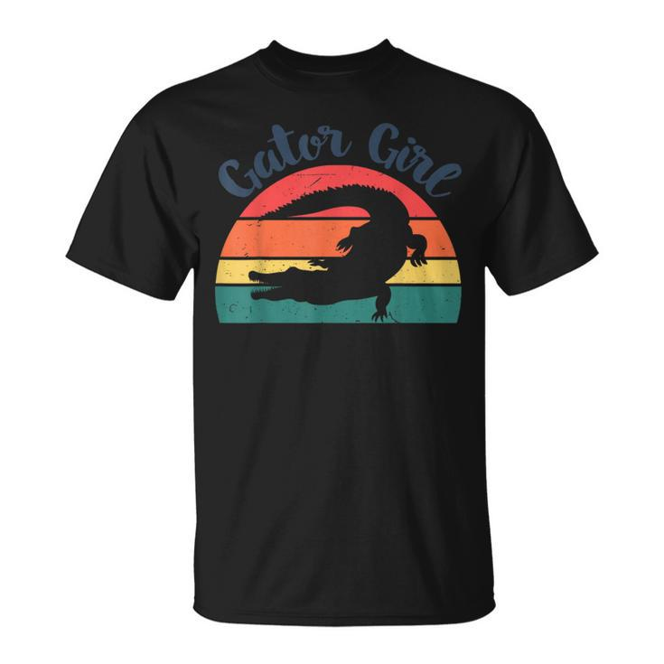 Retro Gator Girl Toddler See You Later Gator Alligator T-Shirt
