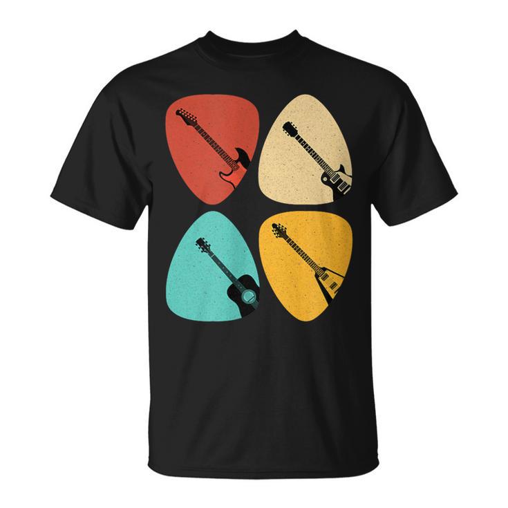 Retro Guitarist Vintage Musician T-Shirt