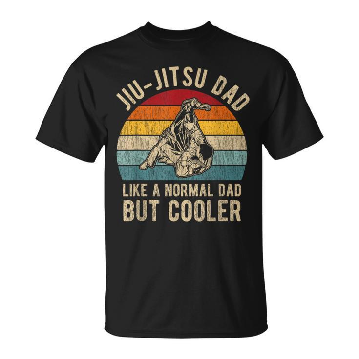 Retro Jiu-Jitsu Dad Bjj Father Vintage T-Shirt
