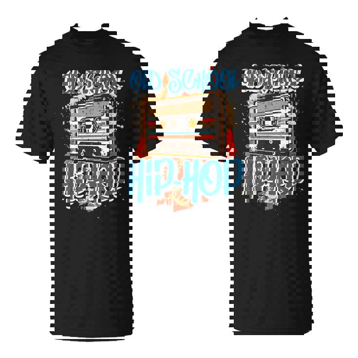 Retro Old School Hip Hop 80S 90S Graffiti Cassette Camiseta unisex