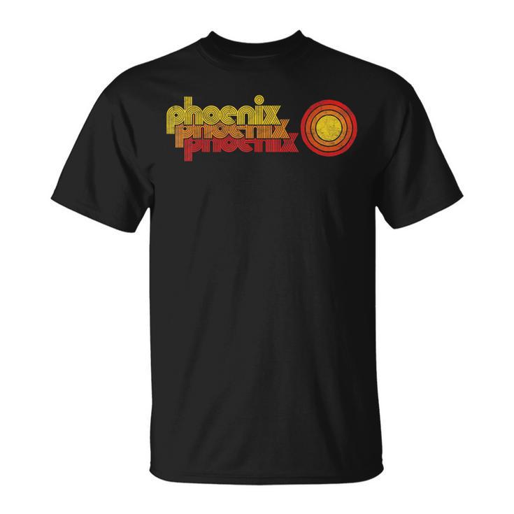 Retro Phoenix Arizona 80'S Style Sun T-Shirt