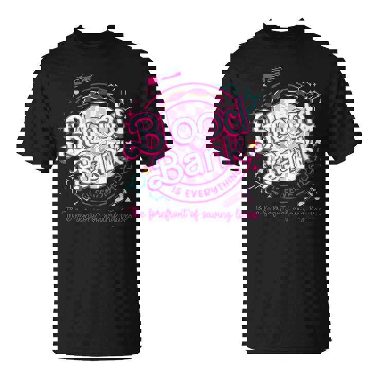 Retro Pink Lab Week 2024 Blood Bank Laboratory Lab Tech T-Shirt