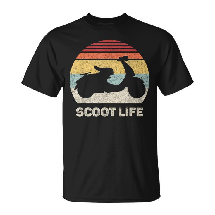 Retro Scoot Life Scooter Vintage Moped T-Shirt