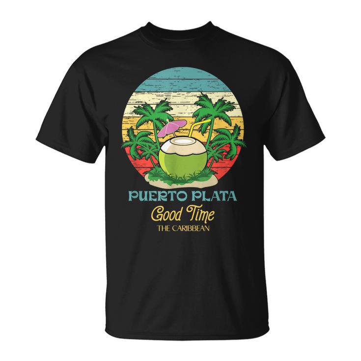 Retro Souvenir Puerto Plata Dominican Republic T-Shirt