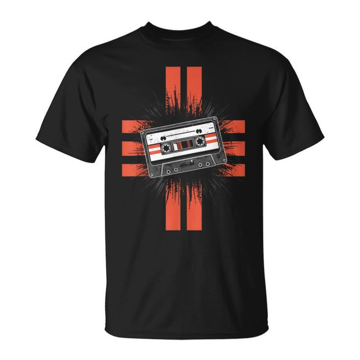 Retro Style Old School Tape Cassette Vintage Mixtape T-Shirt