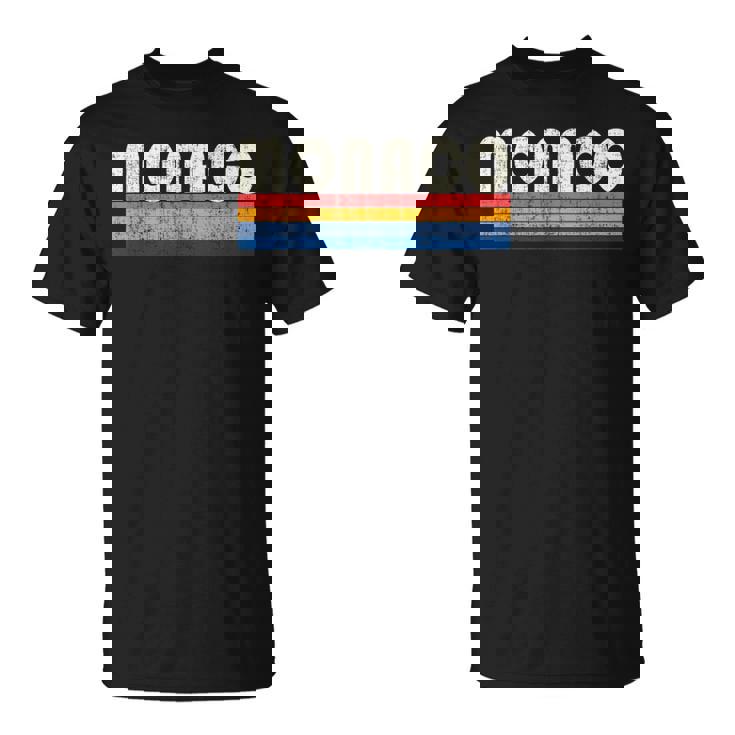 Retro Vintage 70S 80S Style Monaco T-Shirt