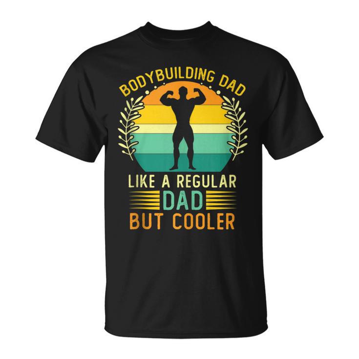 Retro Vintage Bodybuilding Dad Father's Day Lifting Daddy T-Shirt