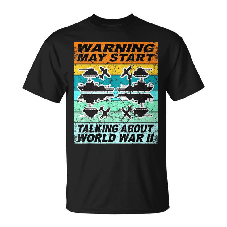 Retro World War 2 Memorabilia World War Ii Ww2 Gear T-Shirt