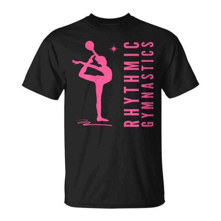 Rhythmische Sportgymnastik Gymnastik Gymnastin Mit Ball T-Shirt