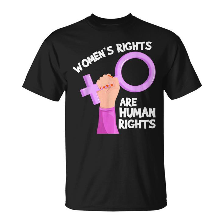 Rights Are Human Rights Feminist Cool Women T-Shirt