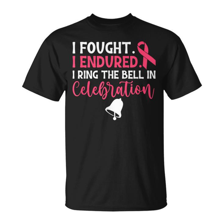 Ring The Bell Last Day Of Chemo End Of Chemo Cancer Survivor T-Shirt