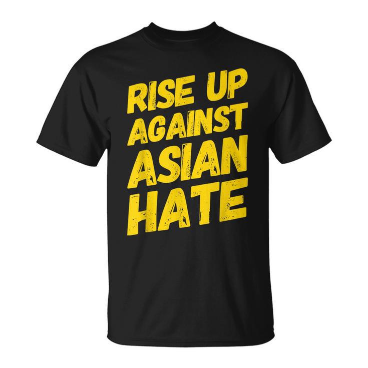 Rise Up Against Asian Hate Aapi Pride Proud Asian American T-Shirt