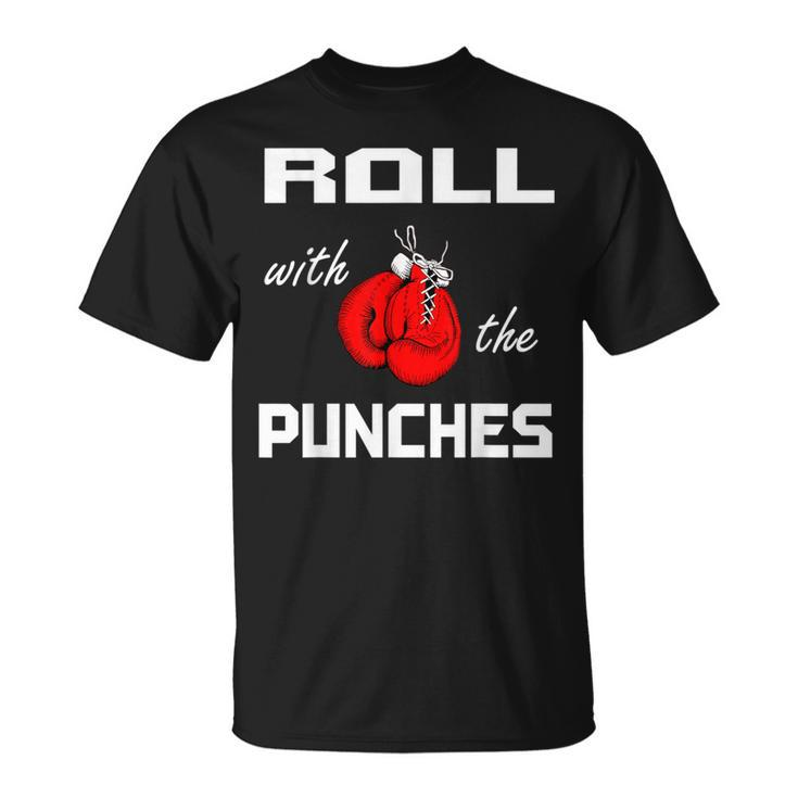 Roll With The Punches Boxing Gloves T-Shirt