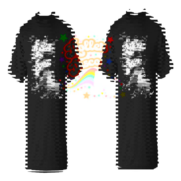 Roller Disco Cool Retro 70S Y 80S De Fiesta Camiseta unisex