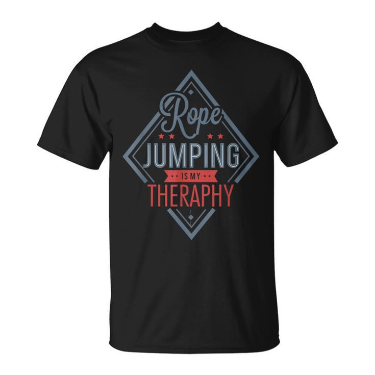 Rope Jumping Is My Therapy Jumping Rope T-Shirt