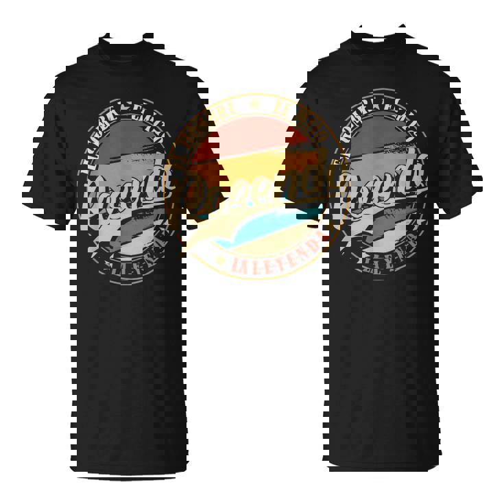 Rosendo El Hombre El Mito La Leyenda Primeros Nombres Camiseta unisex