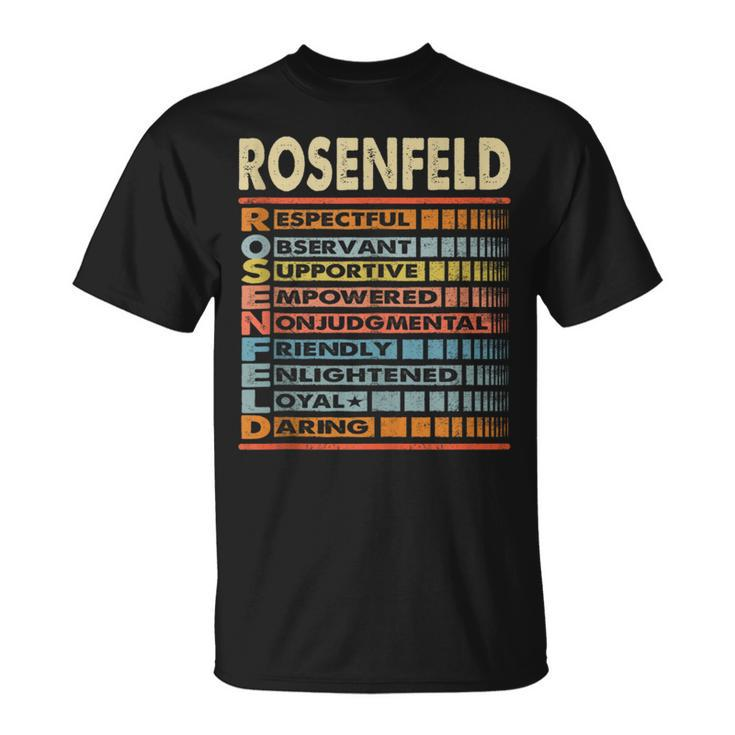 Rosenfeld Family Name Rosenfeld Last Name Team T-Shirt
