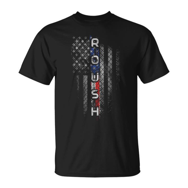 Roush Family American Flag T-Shirt