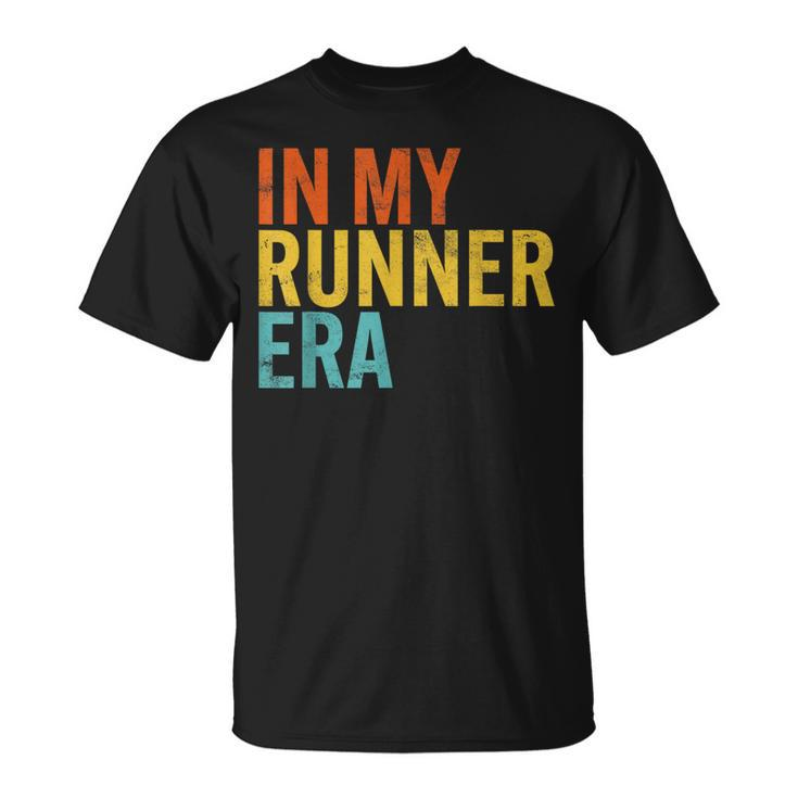 In My Runner Era Running Marathon Fitness Running Dad T-Shirt