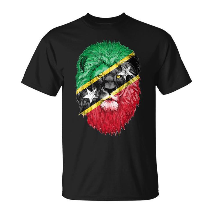 Saint Kitts And Nevis Lion Pride Saint Kitts And Nevis Flag T-Shirt