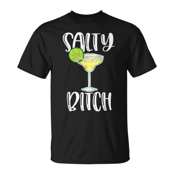 Salty Bitch Beach Word Play Summer Vacation Vacay T-Shirt