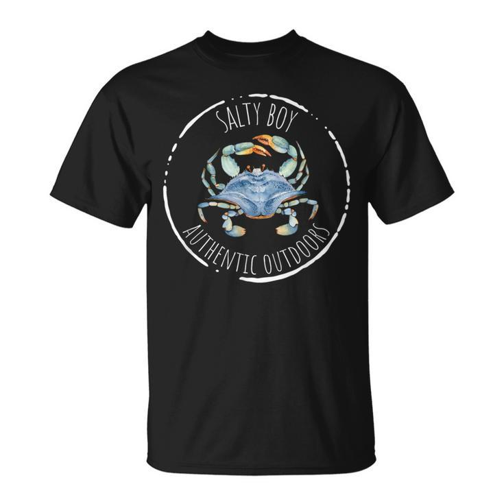 Salty Boy Salty Attitude Fishing Crab Fishing Salty T-Shirt