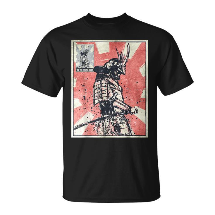 Samurai Warrior Bushido Vintage Retro Japanese Aesthetic T-Shirt