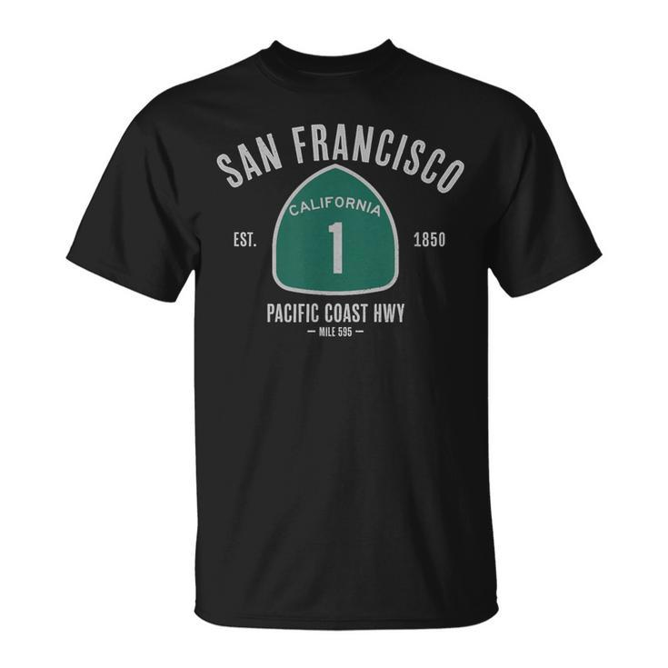 San Francisco Pch Vintage Pacific Coast Highway T-Shirt