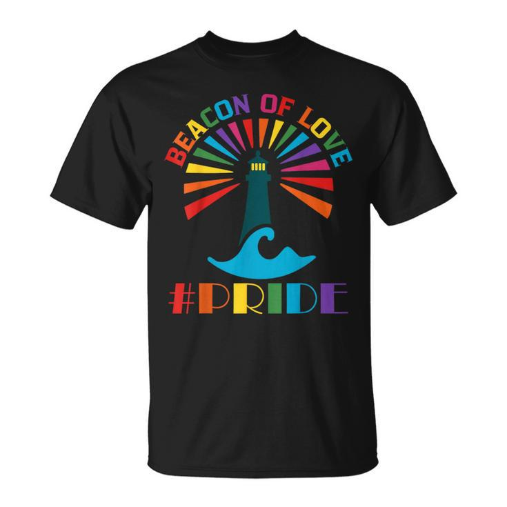 San Francisco Pride 2024 Beacon Of Love Rainbow Transgender T-Shirt