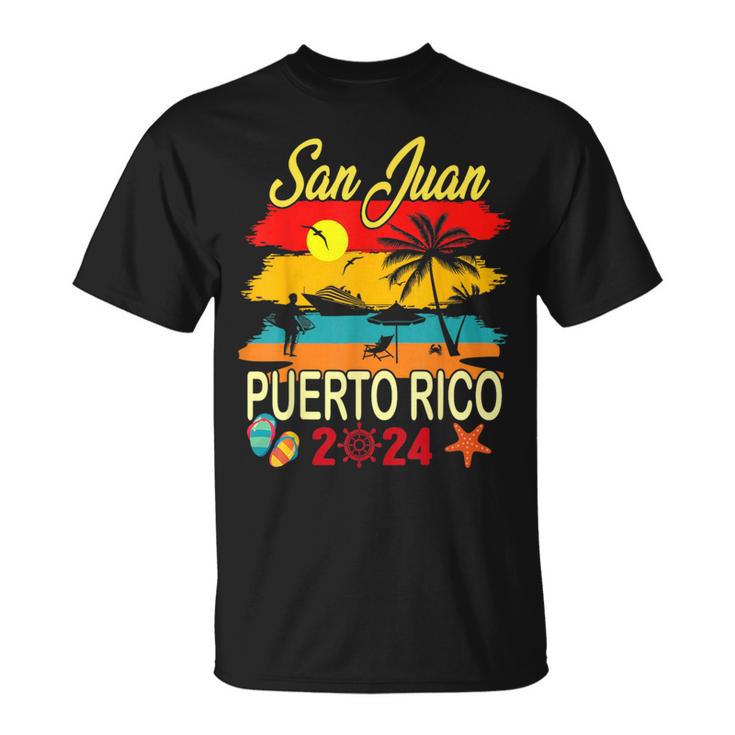 San Juan Puerto Rico 2024 Family Vacation Souvenir T-Shirt