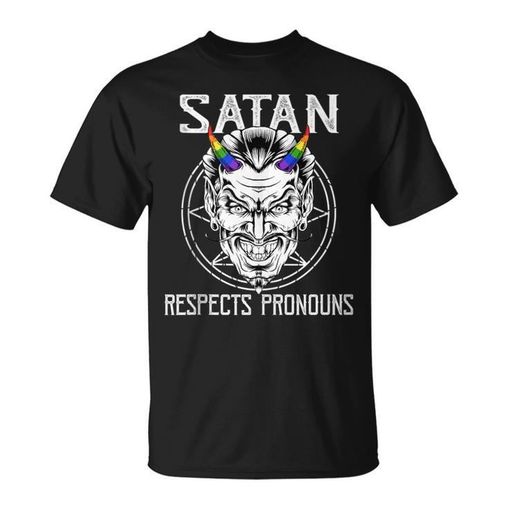 Satanic Lgbtq Pride Goth T-Shirt