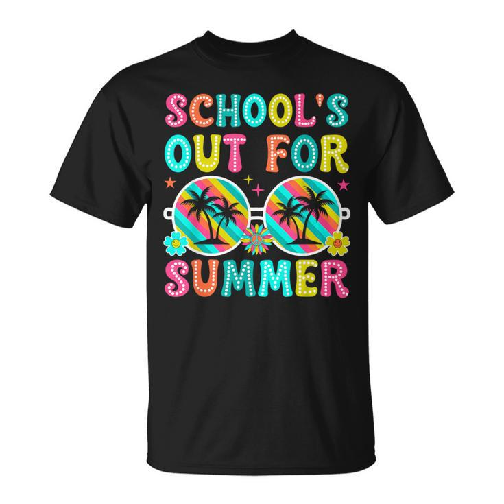 Schools Out For Summer Last Day Of School Teacher Boys Girls T-Shirt
