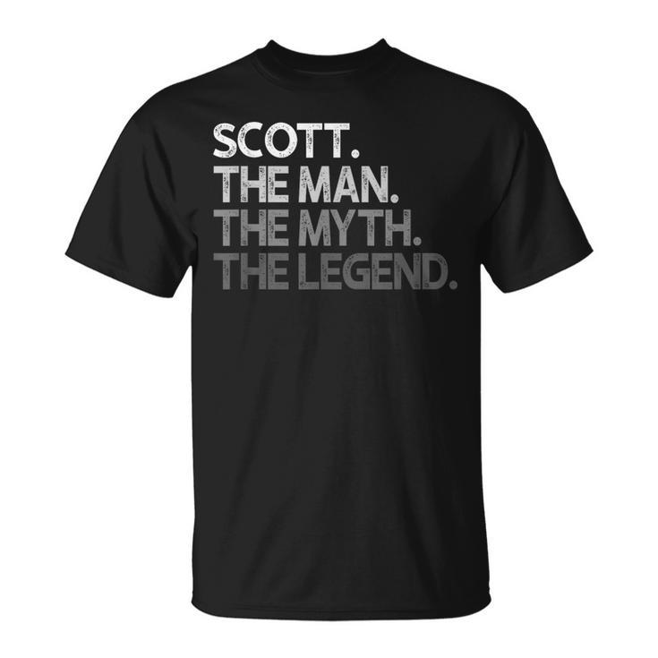 Scott The Man Myth Legend T-Shirt