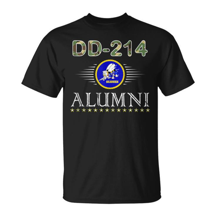 Seabees Alumni Dd214 Seabees Veteran Dd214 For Men T-Shirt