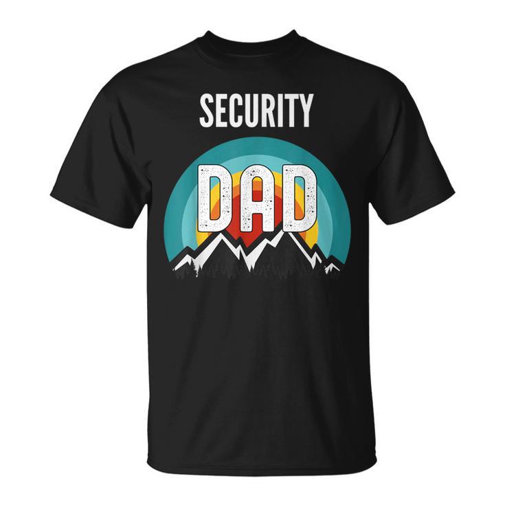 Security Guard Dad Fathers Day 2021 T-Shirt