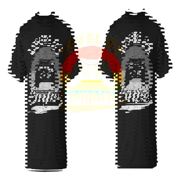 Segundo Aniversario De Bodas Para Esposo Esposa Nivel 2 Completo Camiseta unisex